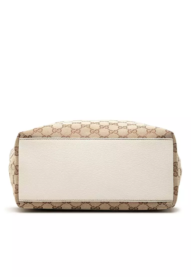 Pre-Loved Gucci Gg Canvas Charmy Tote