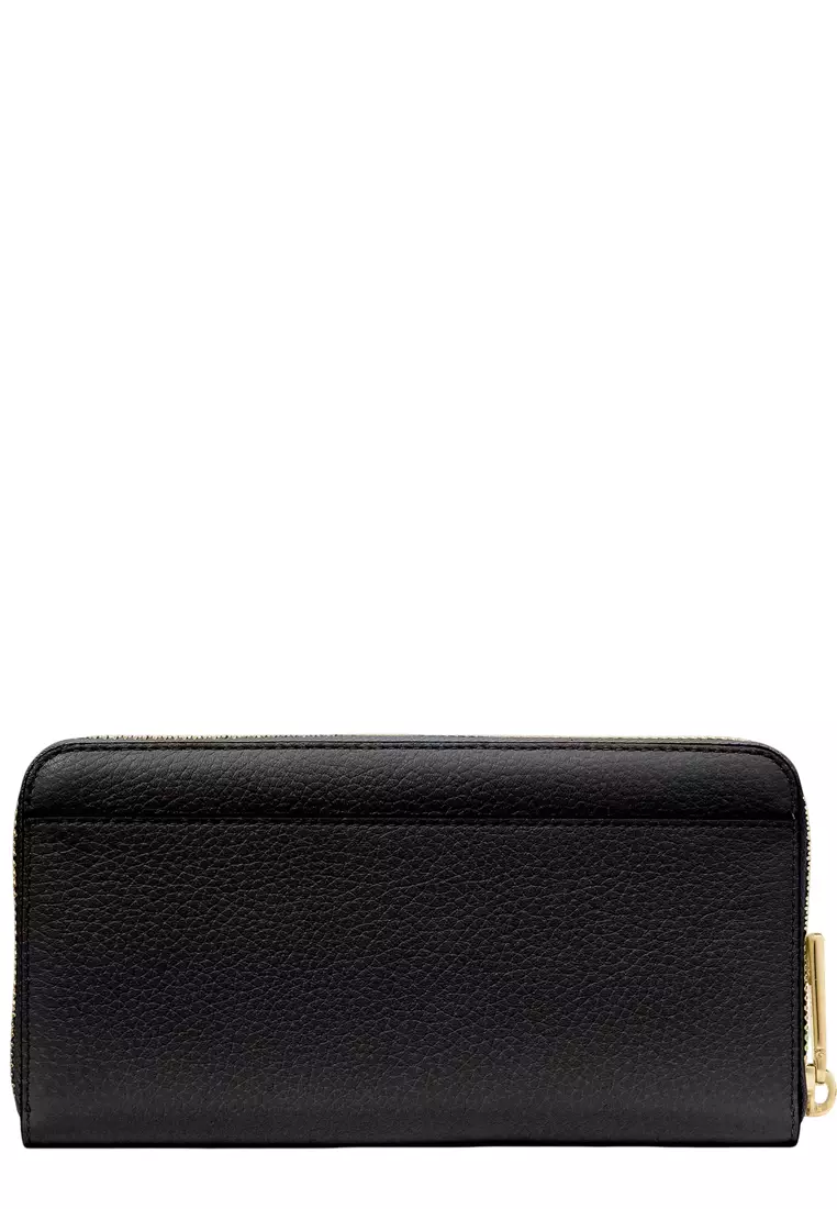 Lena Large Continental Wallet - Black KH786