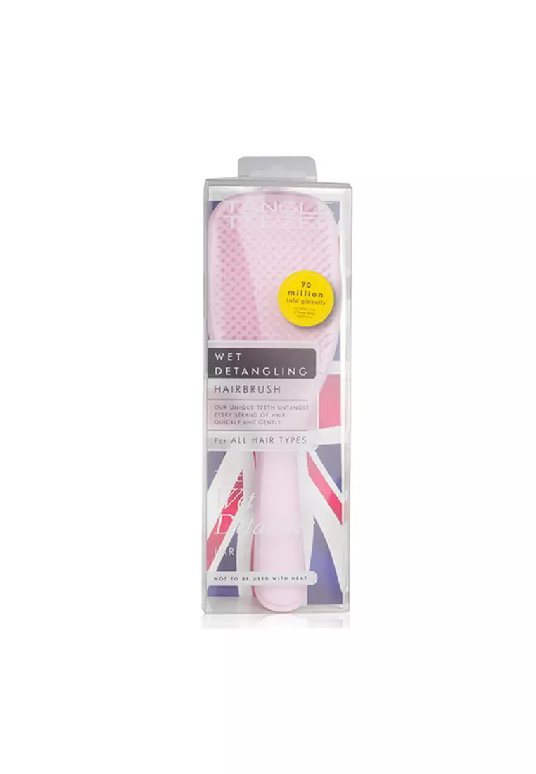 Tangle Teezer - The Wet Detangling Hair Brush - # Pink Hibiscus (Large Size) 1pc