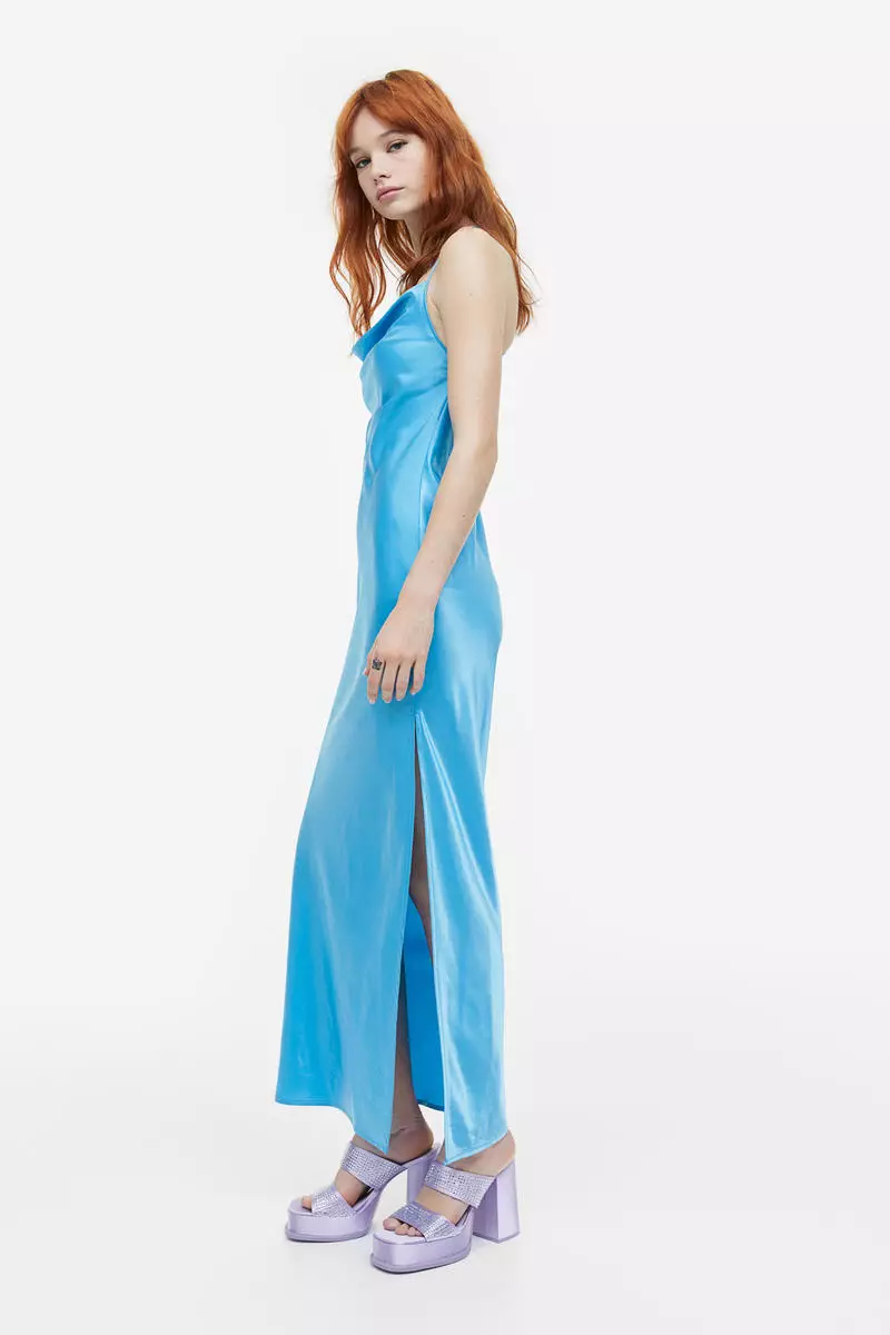 Satin slip dress