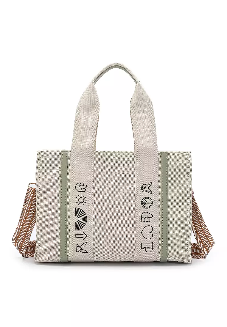 Top Handle Bag / Sling Bag / Crossbody Bag - Green