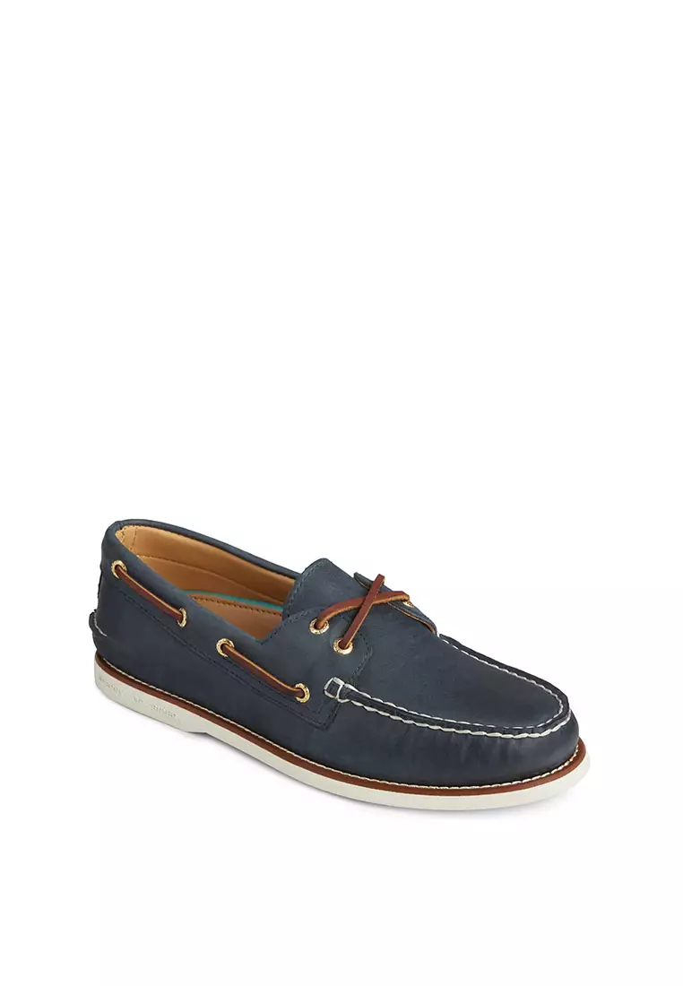 Men's Gold Cup™ Authentic Original™ 2-Eye Boat Shoes - Navy (STS15803)