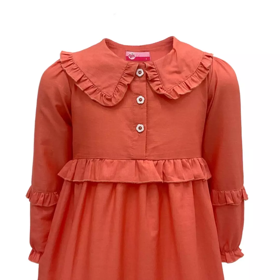 Pingu Gamis Anak Perempuan Printing Flower 94301326