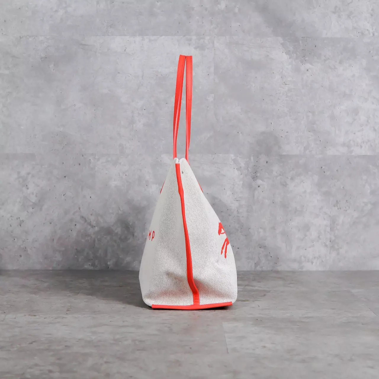 Tas LONGCHAMP ROSEAU CANVAS ORANGE GREY TOTE BAG LARGE 100% ORIGINAL