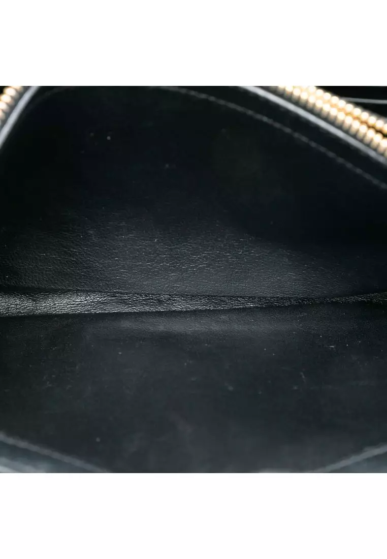 Pre-Loved Saint Laurent Medium Patent Vicky Crossbody