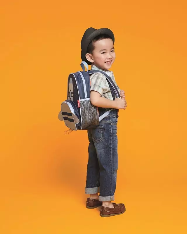 Skip Hop Spark Style Little Kid Backpack Rocket - Tas Ransel Anak (Biru)