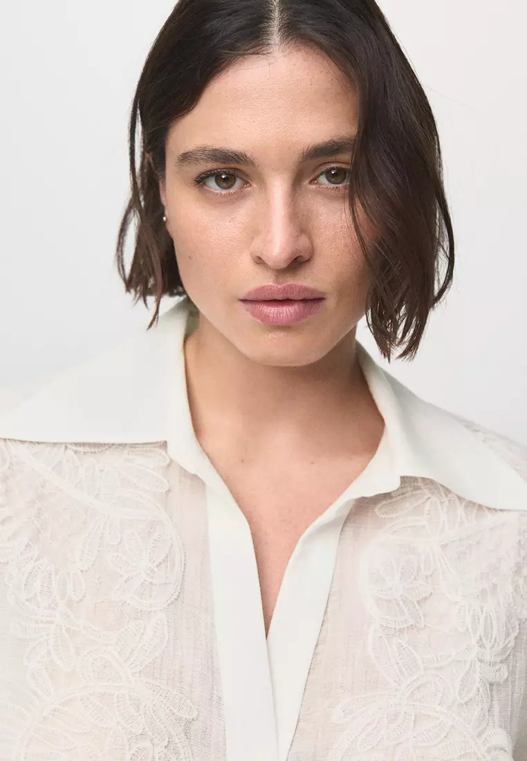 Lyocell Shirt with Patches