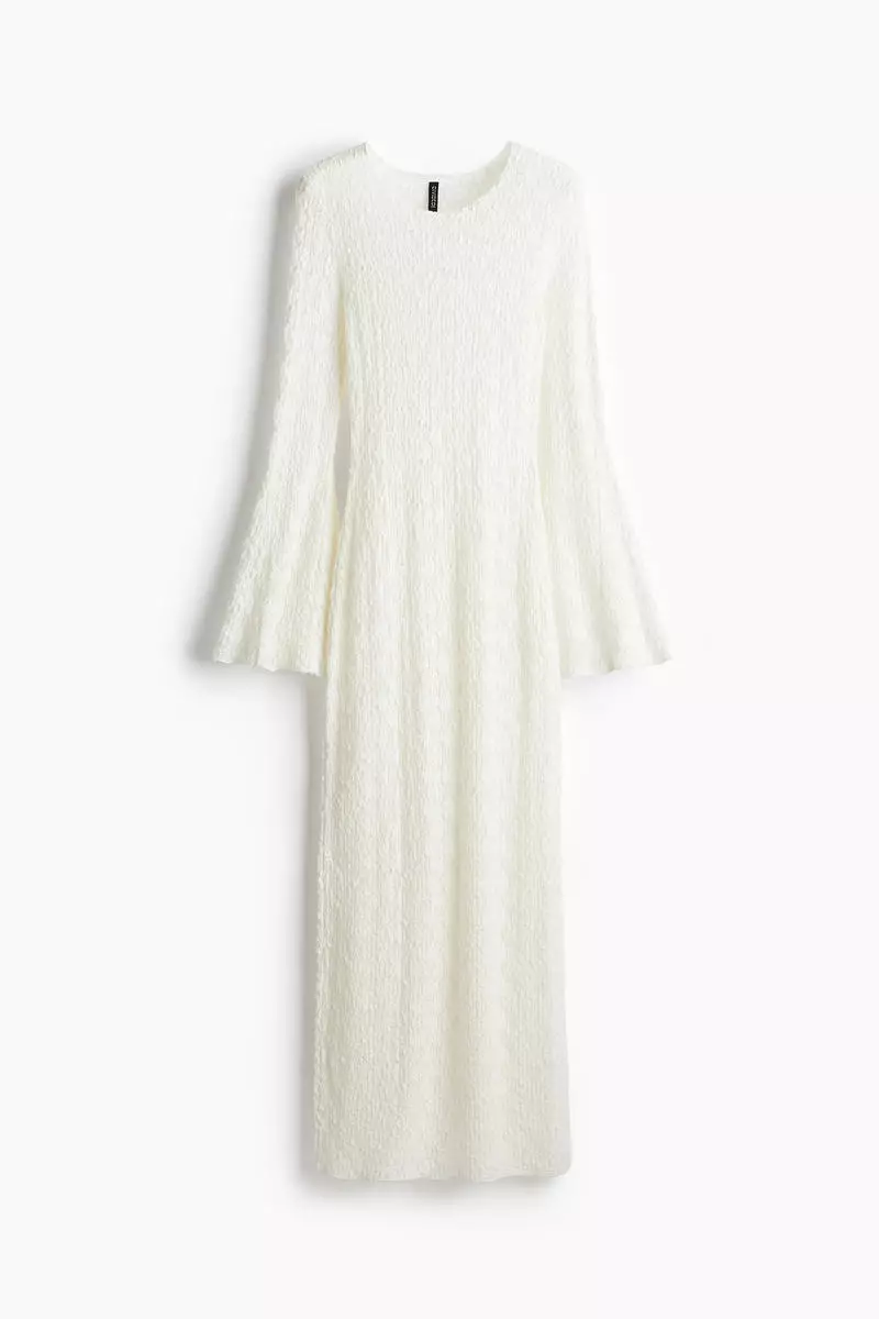 Jacquard-jersey bodycon dress