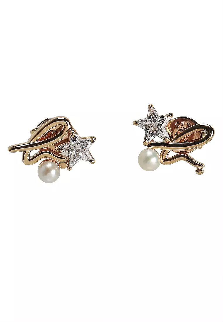 Canopy Star N Pearl Studs