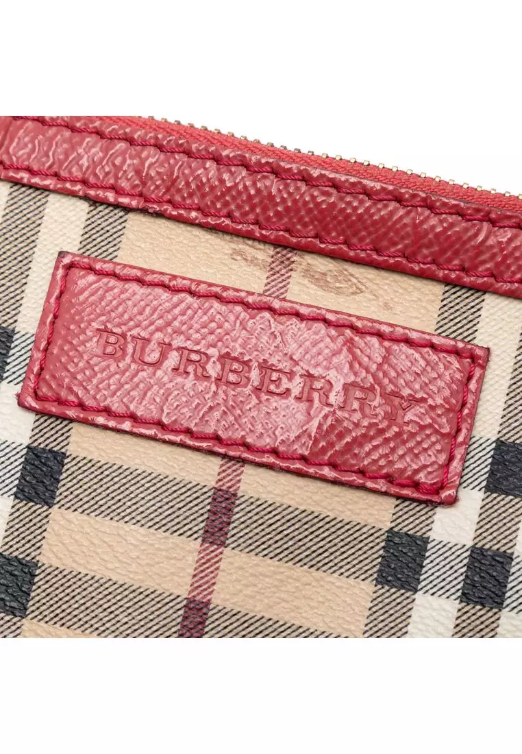 Pre-Loved Burberry Small Haymarket Check Coated Canvas Canterbury Tote