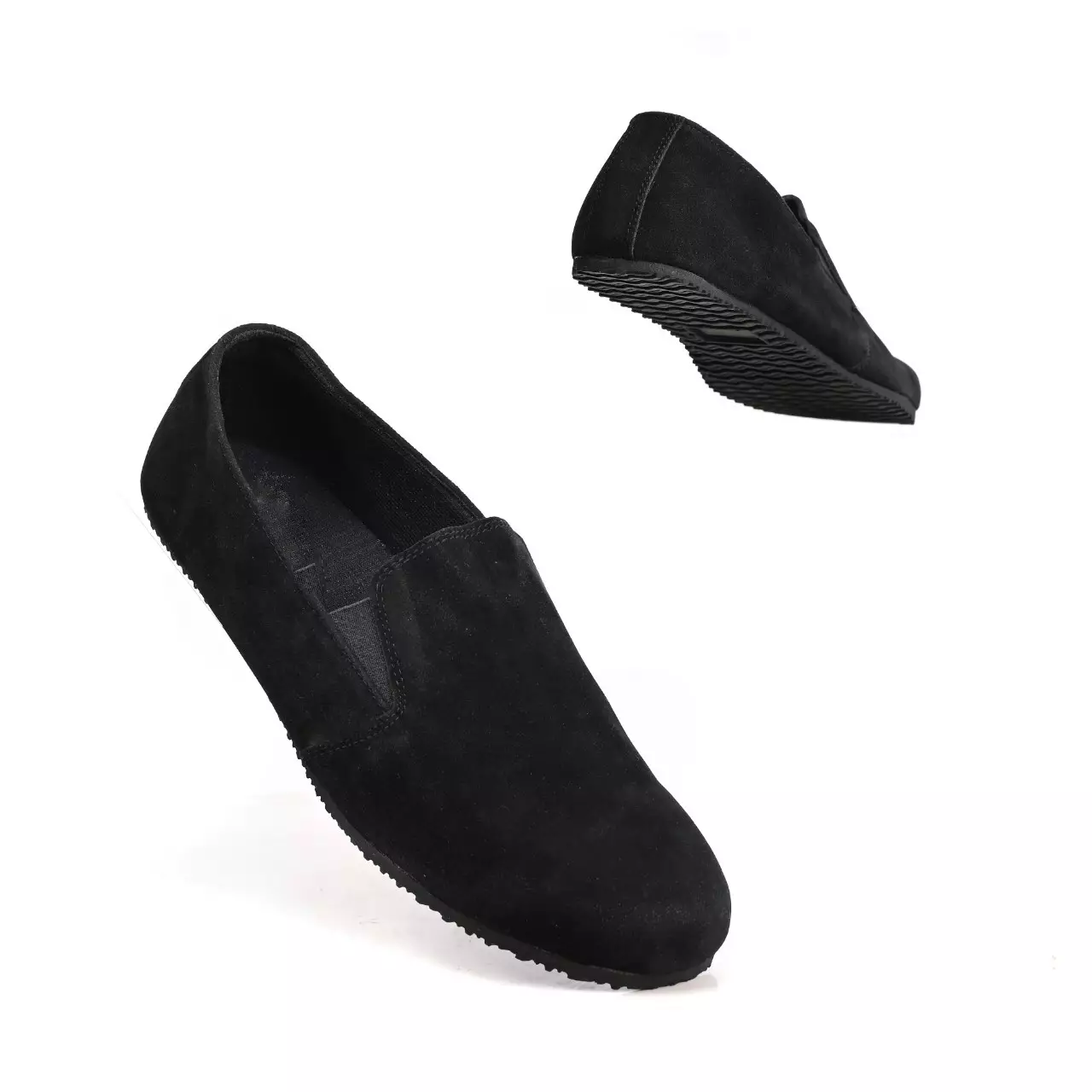 Country Boots Chiga - Sepatu Moccasin Flat - Black