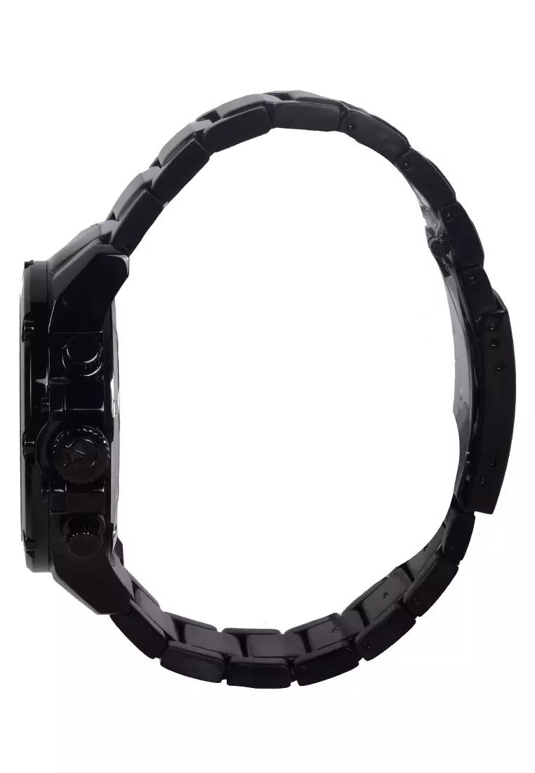 Alexandre Christie - Jam Tangan Chronograph Pria - Black - Stainless Steel Bracelet - 6564 MCBIPBA