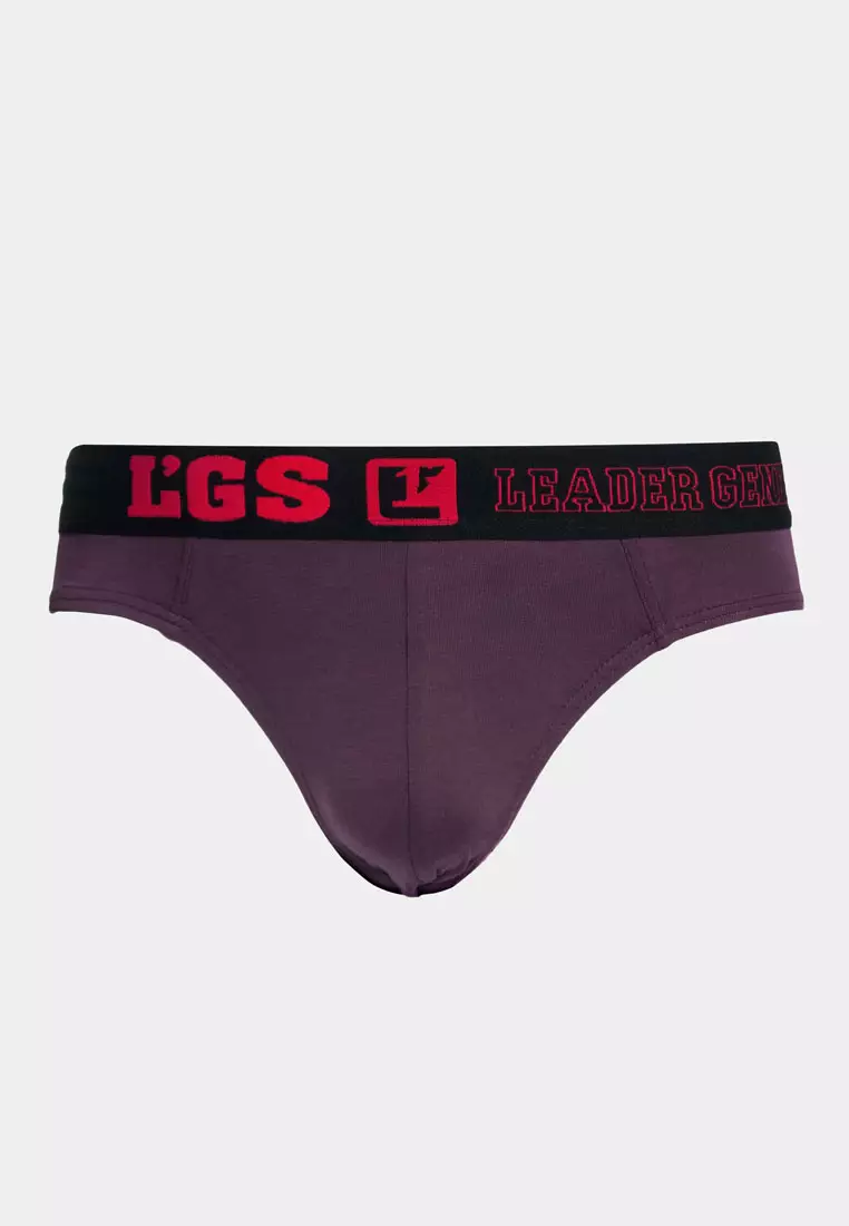LGS - Underwear - LEMN.007.787.3.7C - Coklat-Ungu-Hitam Nyaman Hitam