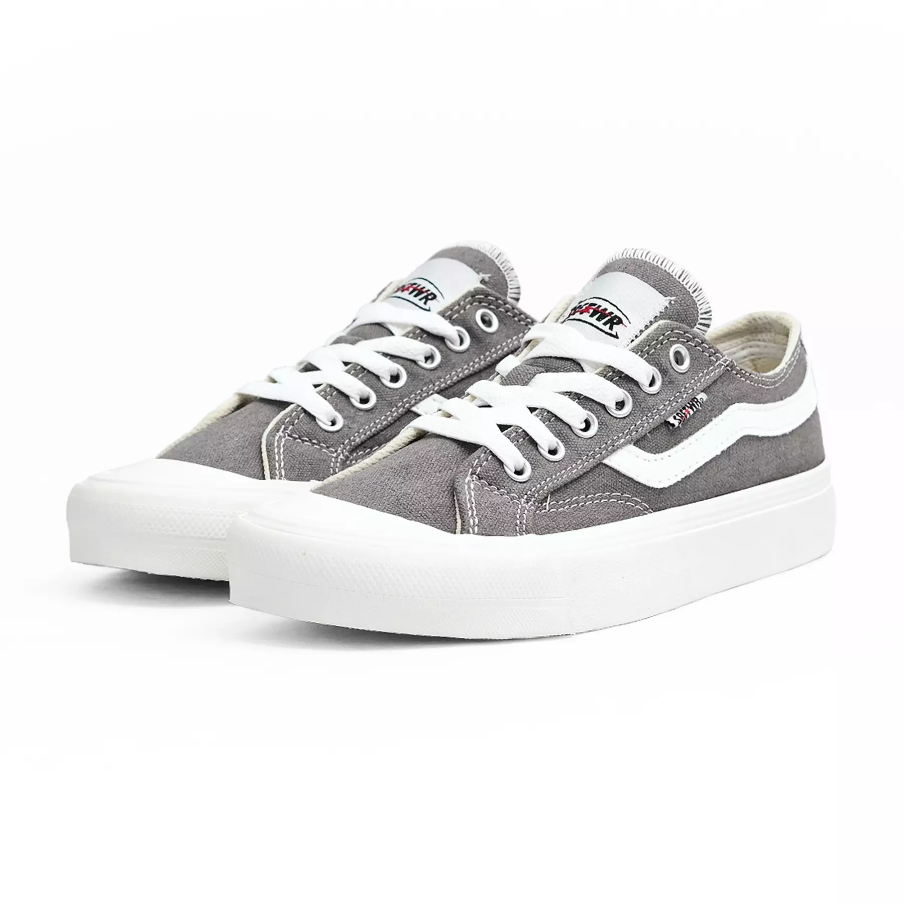 SABA Veloz Low Grey White - Sepatu Sneakers Casual Pria Wanita