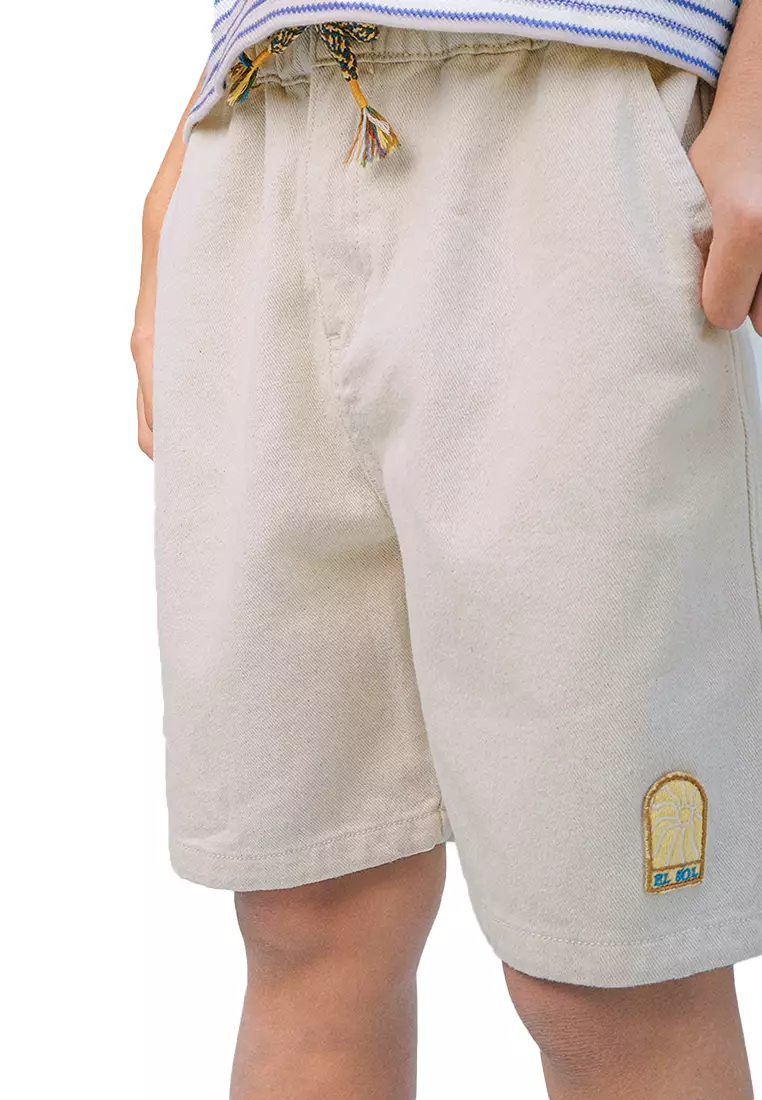 Cosmo Bermuda Shorts With Embroidered Patch