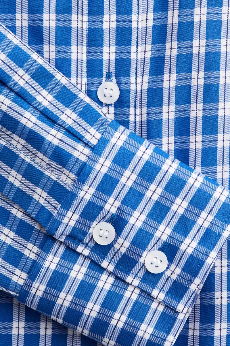 Short cotton poplin shirt