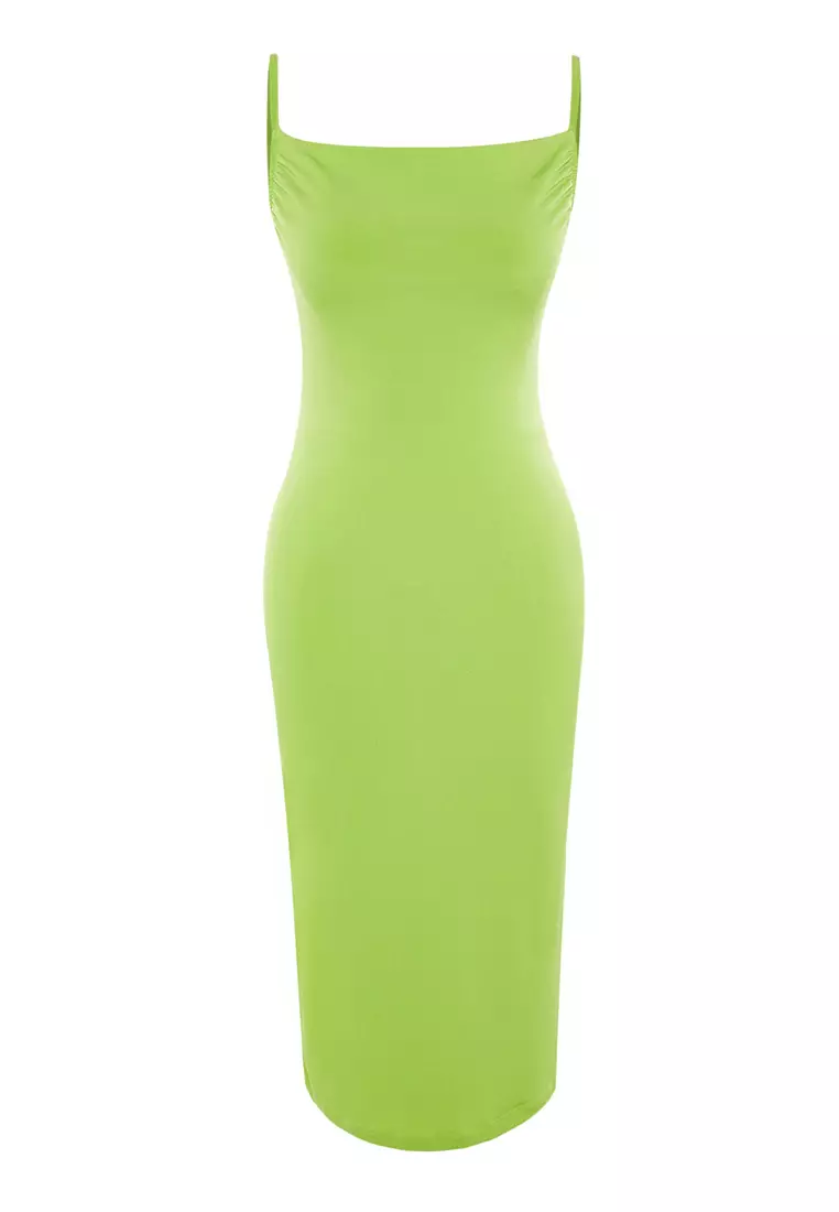 Midi Flexible Knit Dress