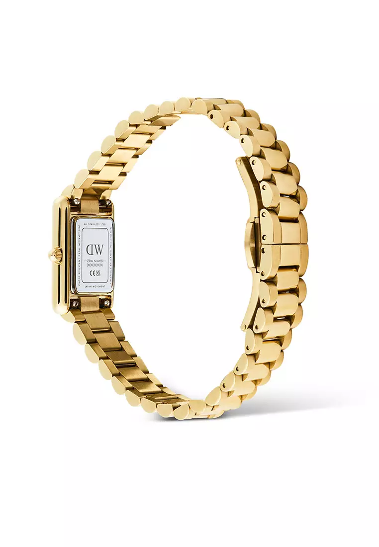 Bound Mini 3-Link White Gold - Women Watch stainless steel watch DW Official Authentic Original jam tanggan perempuan DW jam tangan