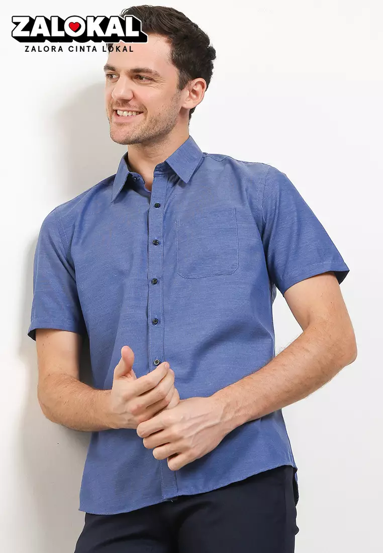 Smoothline Slub Short Sleeves Slim Fit AGATE Series No. 06