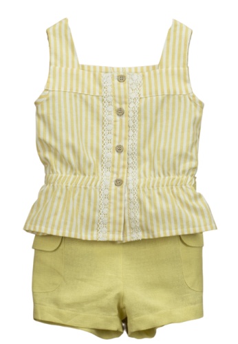 RAISING LITTLE yellow Anseley Baby & Toddler Dresses 5A6E3KA7C26950GS_1