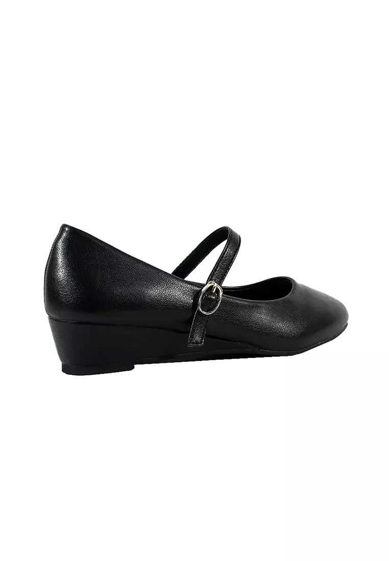 Women's College Pumps Shoes LX 27230 Black C56