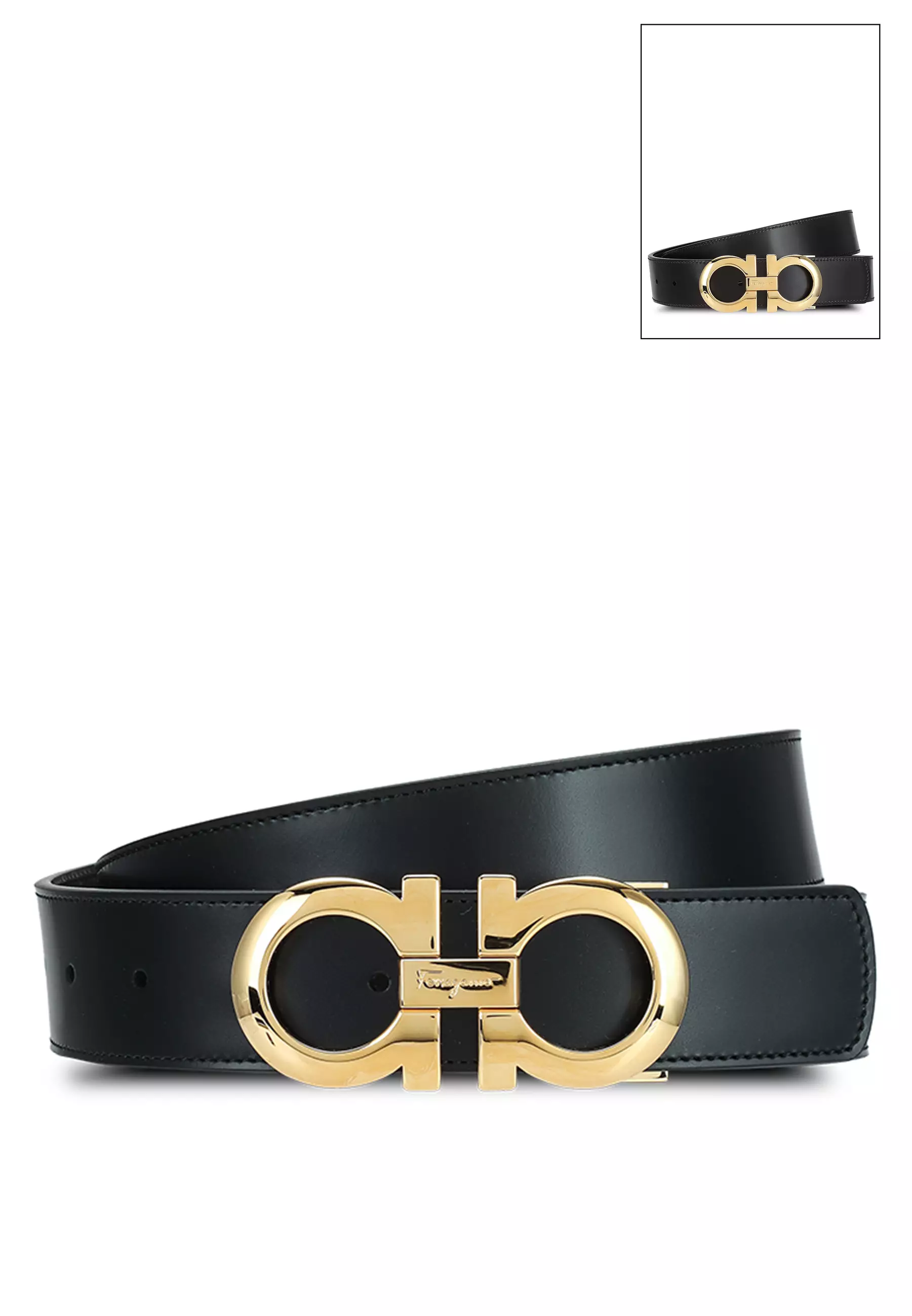 Buy Ferragamo Gancini Double Adjustable Belts hz 2024 Online
