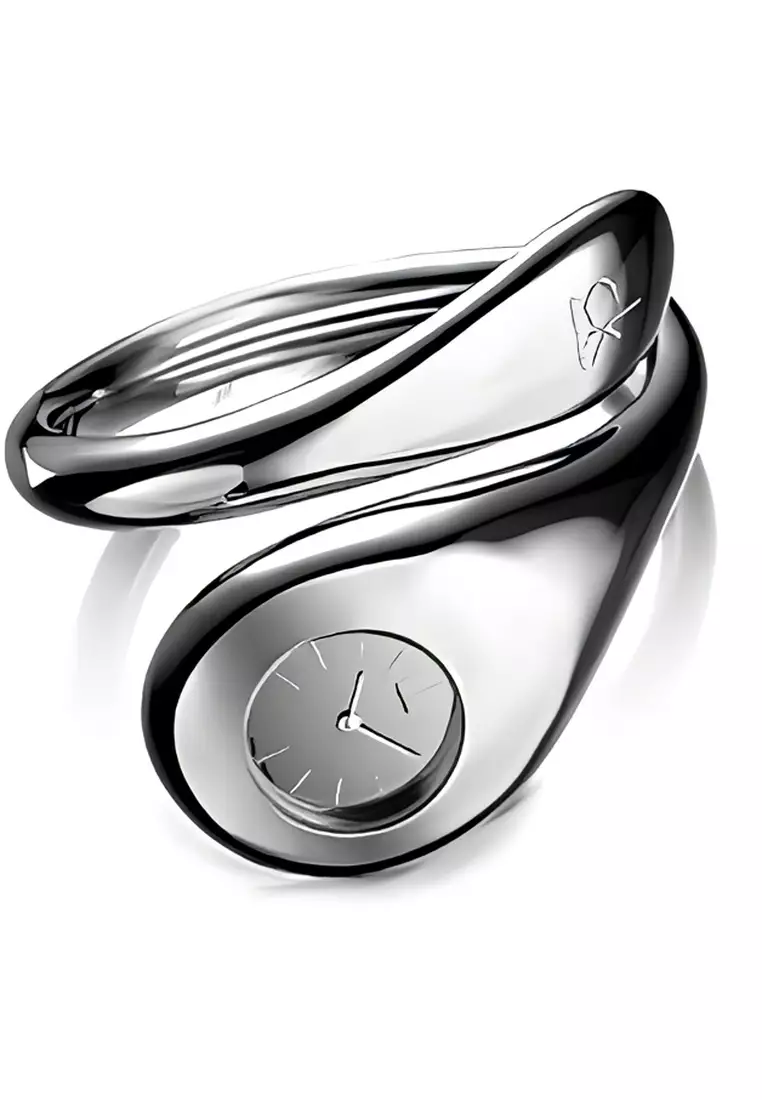 Calvin Klein Hypnotic Swiss Quartz Silver Dial Women's Watch - K5424120