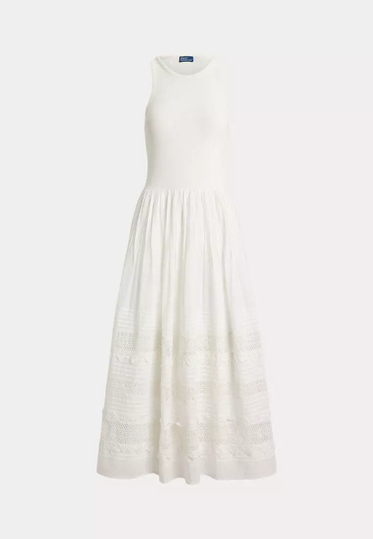 Polo Ralph Lauren Women Lace-Trim Tank Dress