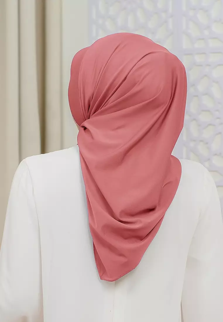 HIJAB INSTAN SOFTPAD AMEENA - LIGHT SALMON