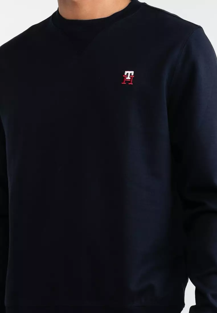 Black sweatshirt tommy top hilfiger