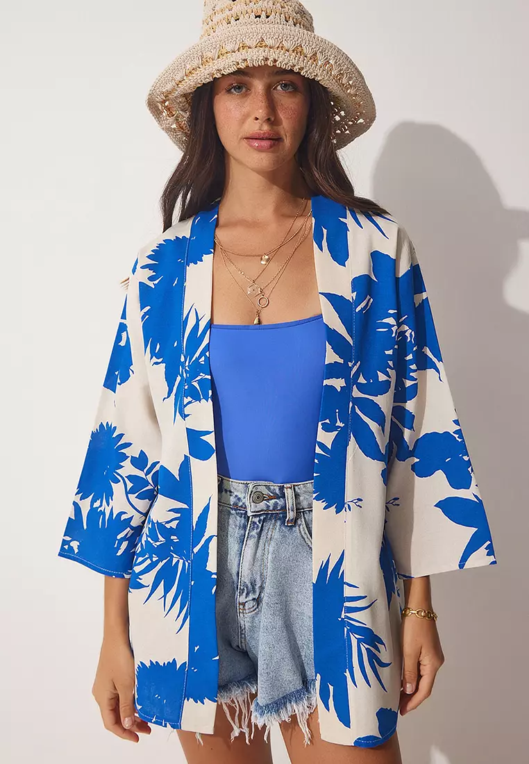 Kimono Cardigan Kimono Es Japanese Great Koi Of Torii Gate Women's