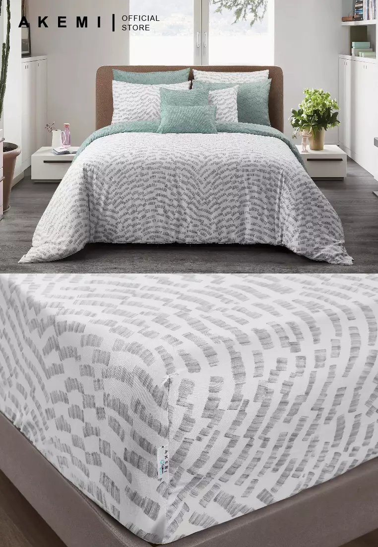 Buy AKEMI Akemi Cotton Select Adore Quilt Cover Set 730TC (Super Single