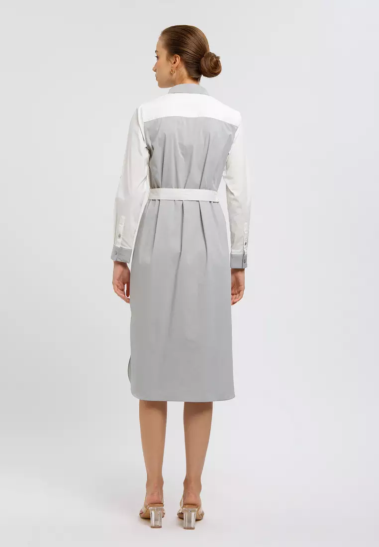Minimal Sheila Dress Bio White