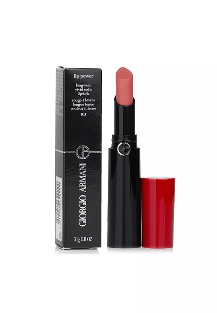 GIORGIO ARMANI - Lip Power Longwear Vivid Color Lipstick - # 103 Androgino 3.1g/0.11oz