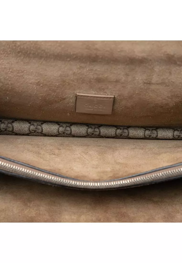 Pre-Loved Gucci Medium Gg Supreme Dionysus Shoulder Bag