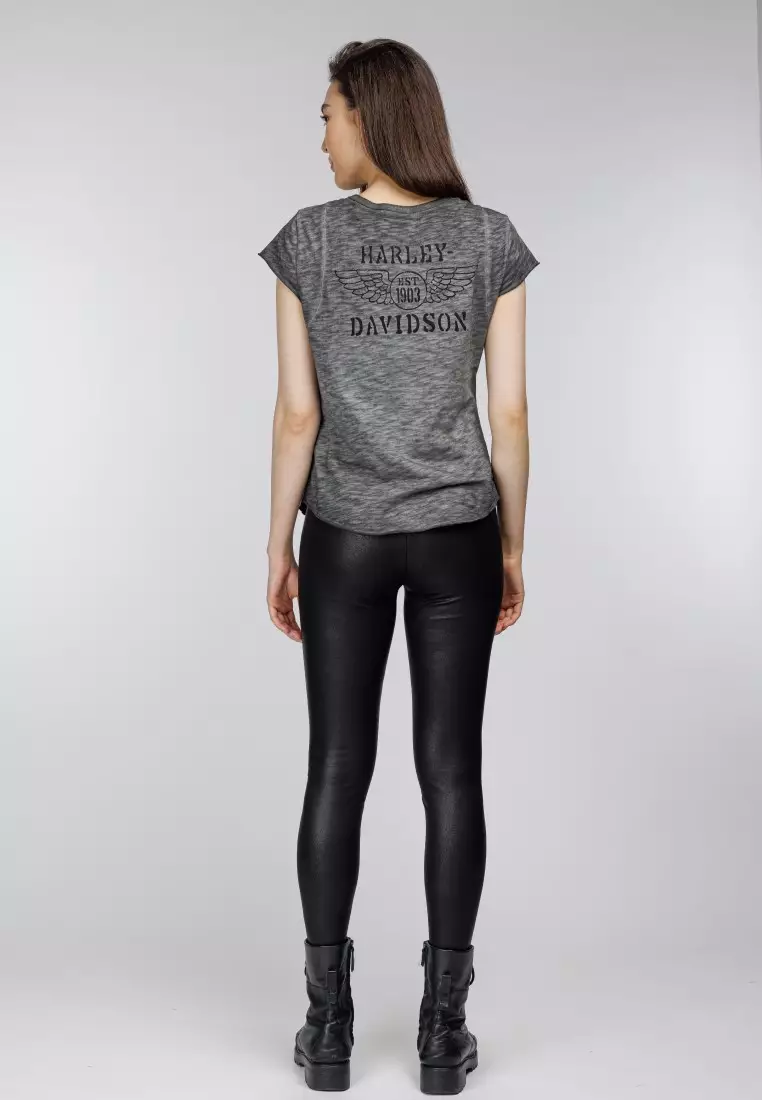 Leggings Harley Davidson Womens Tops Dickies X Harley-Davidson