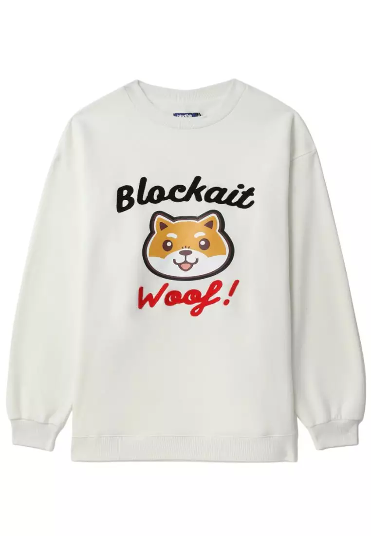 White graphic clearance jumper
