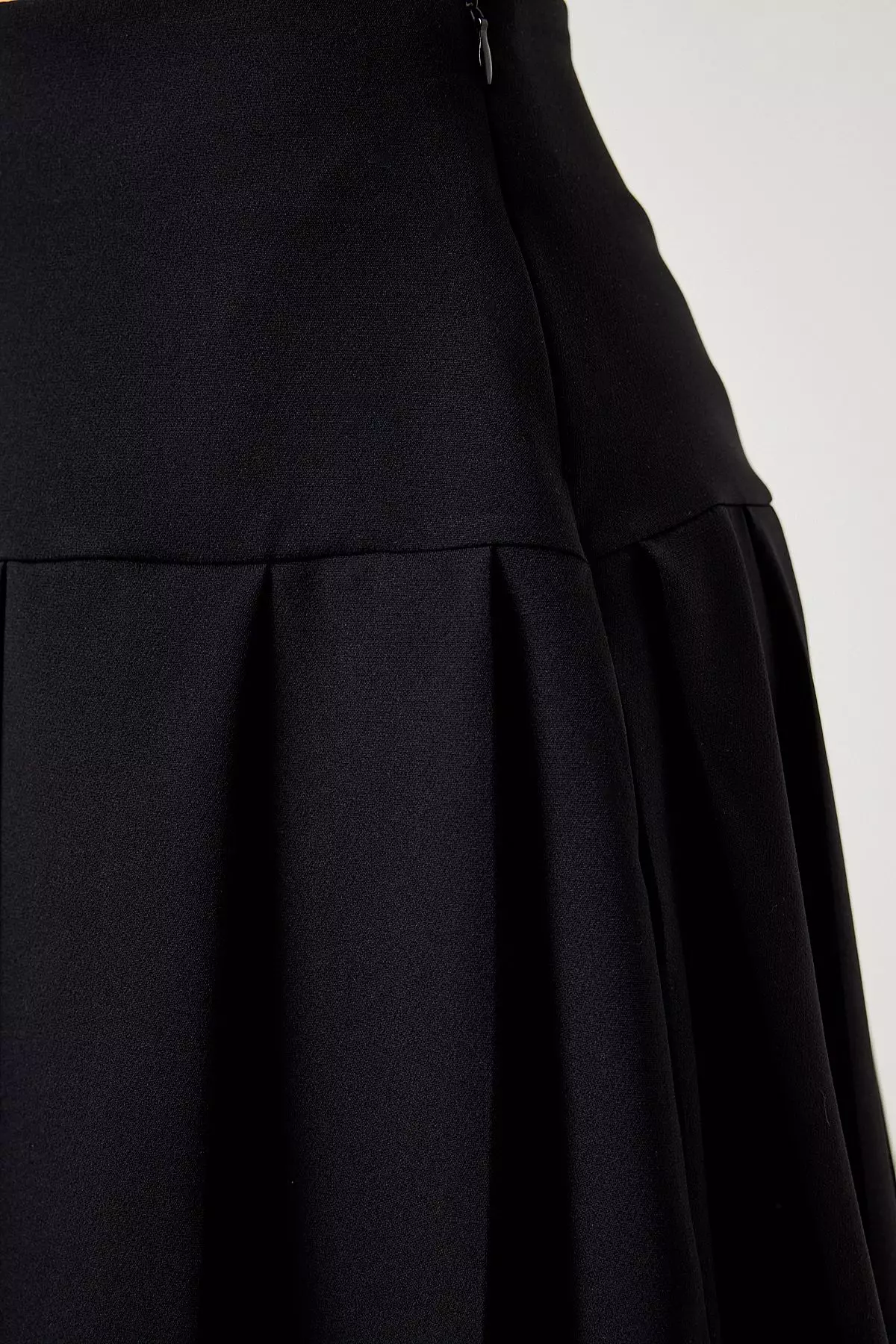 High Waist Pleated Mini Skirt