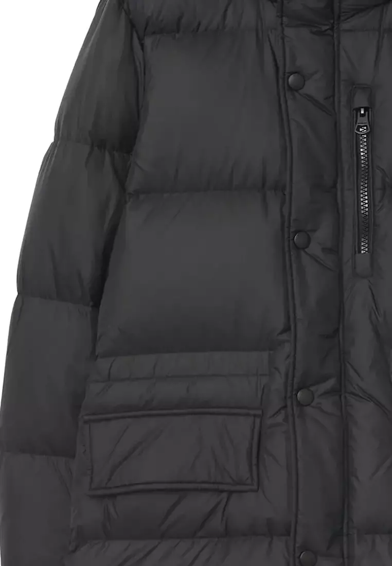 男士羽絨服黑色81052221