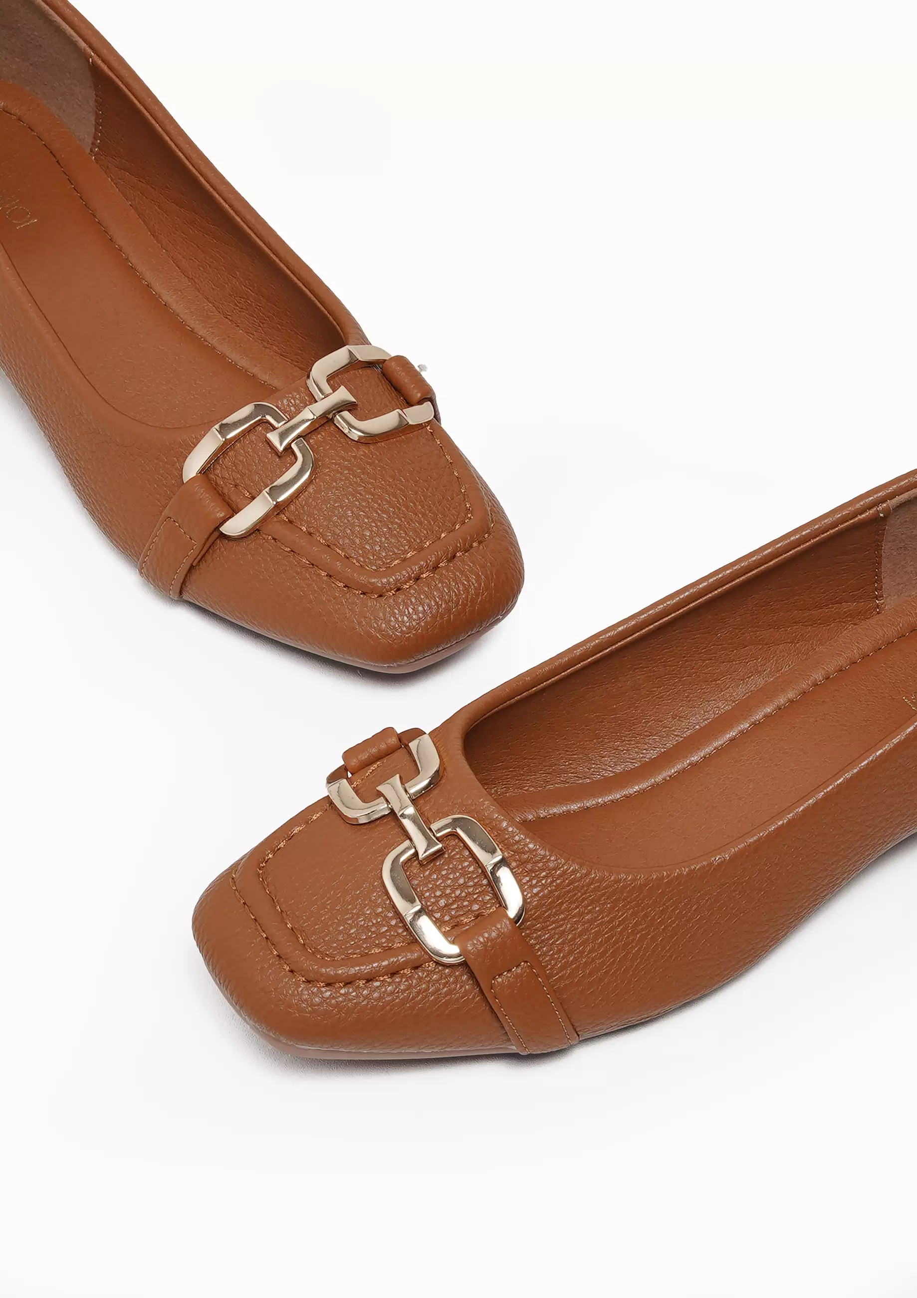 VIVI NICI - Allegra Sepatu Pantofel Wanita Hak 3 Cm Downtown Brown