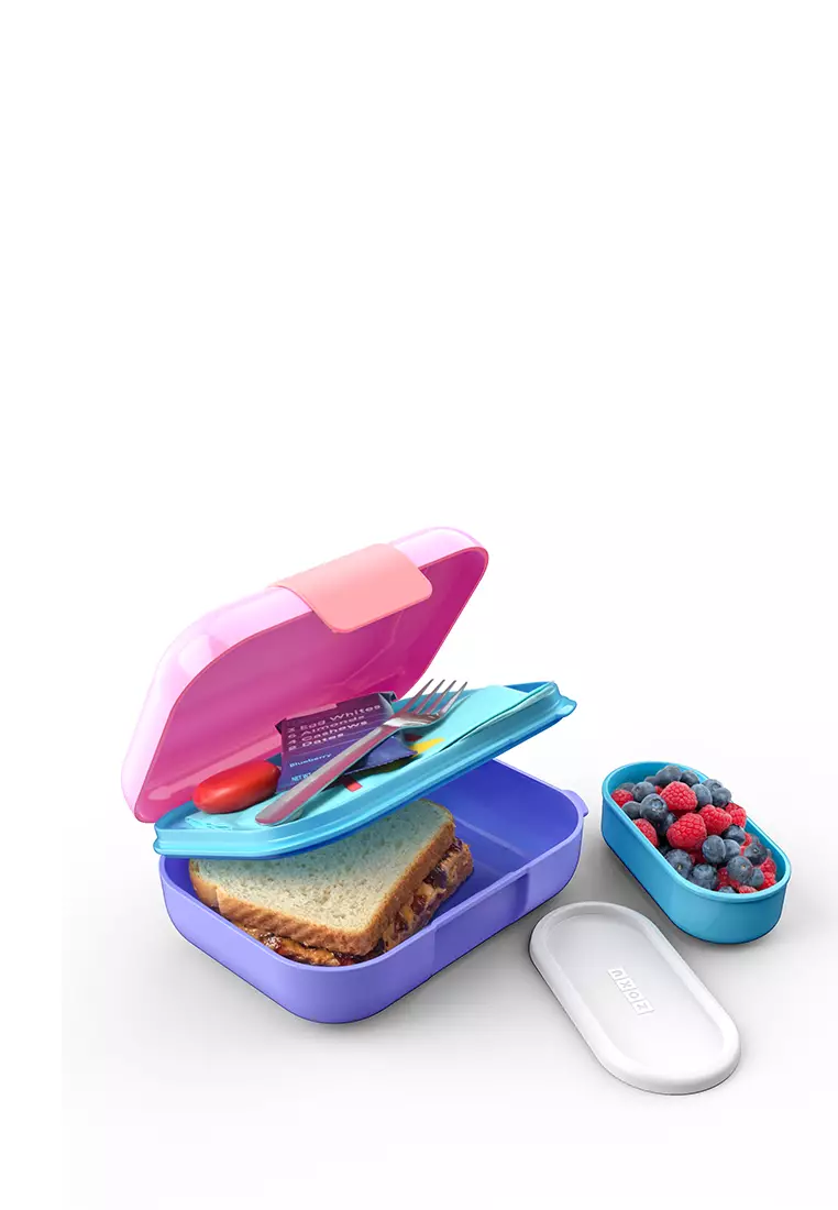 Zoku Neat Bento Lunch Box, Pink