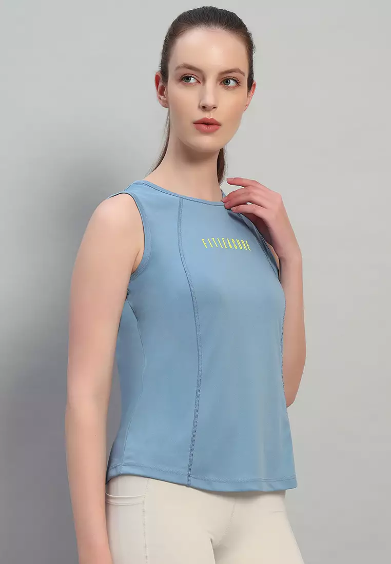 女士表演訓練紫色背心