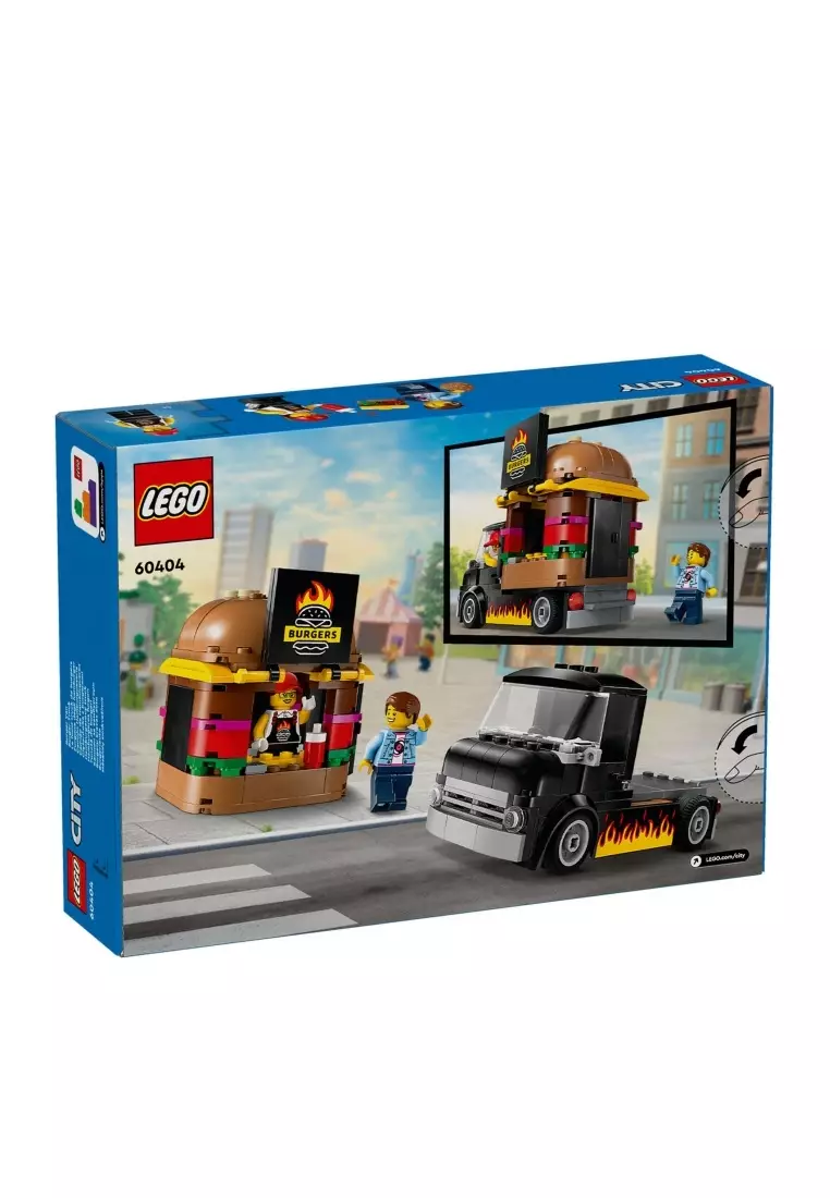 Buy LEGO® LEGO® City 60404 Burger Truck, Age 5+, Building Blocks, 2024 ...