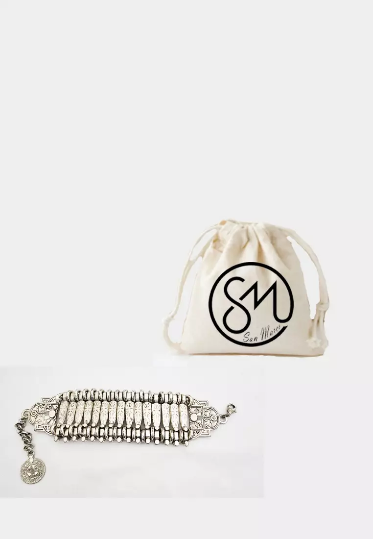 Aksesoris Wanita Perhiasan Ottoman Bracelet Gelang Wanita Silver