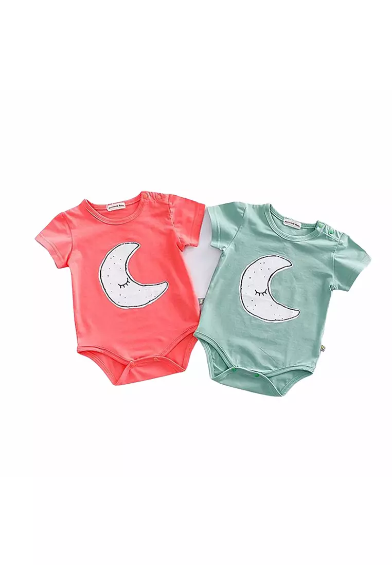 Baby Moon Bodysuit 1222 Red