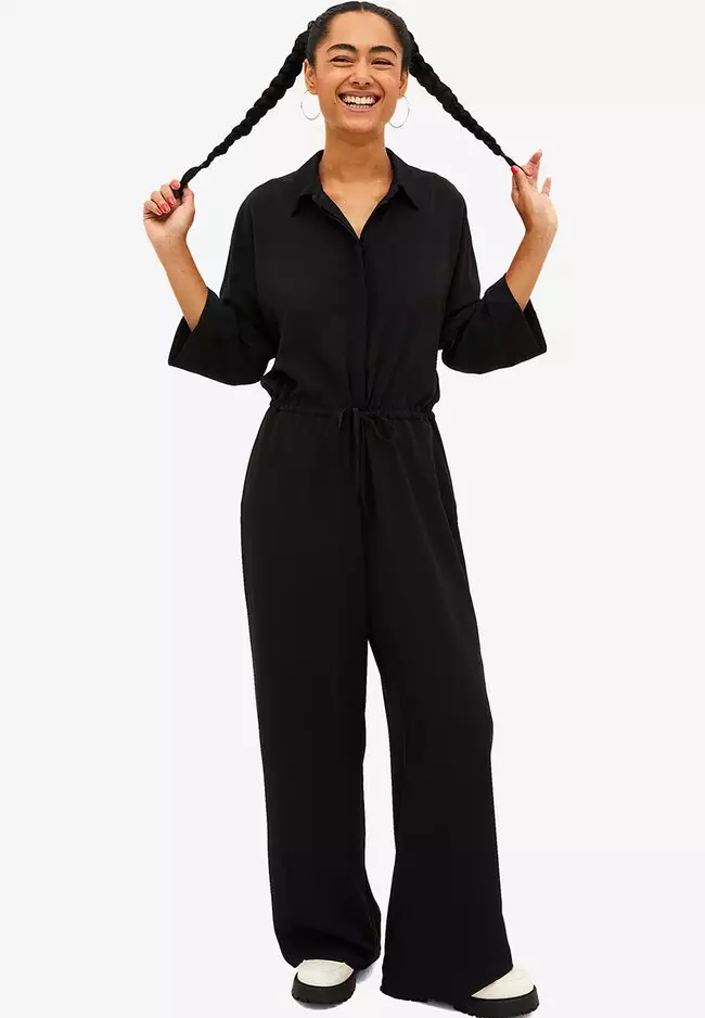 Monki belted hot sale jumpsuit