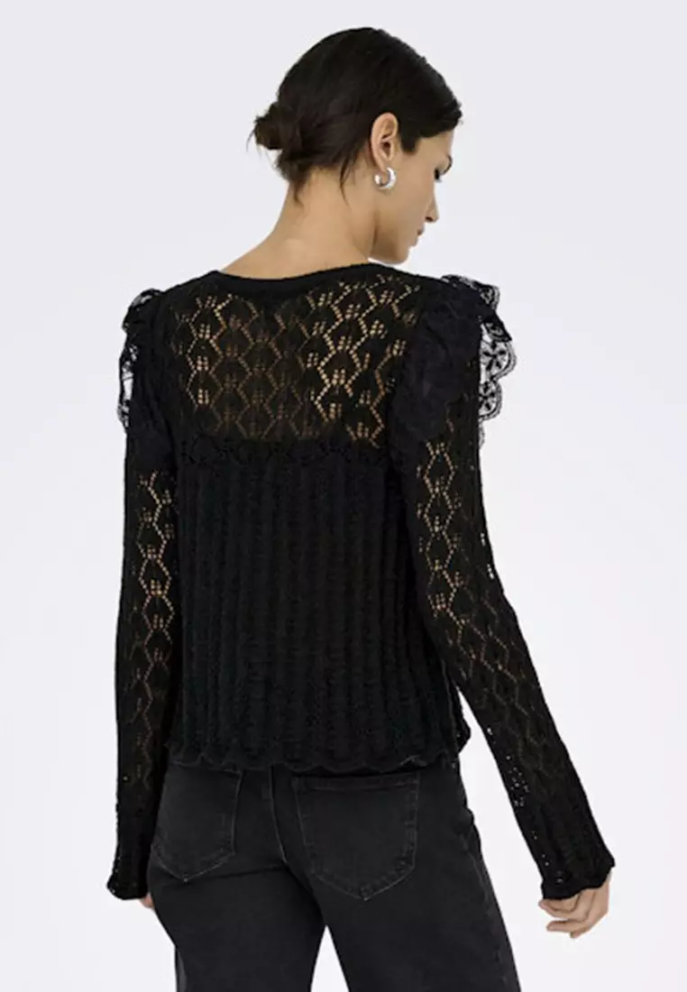 Ashley 蕾絲針織衛衣