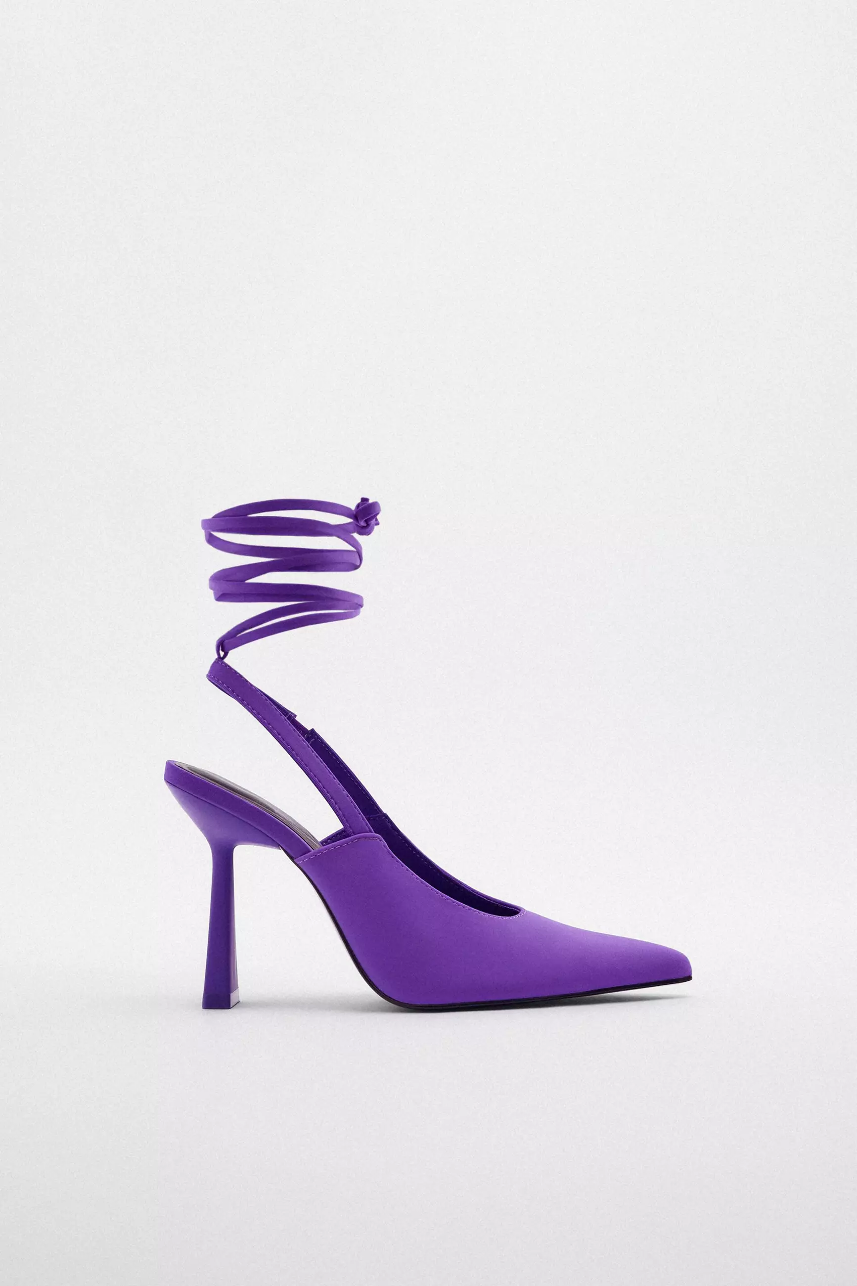Zara lace up heels hotsell