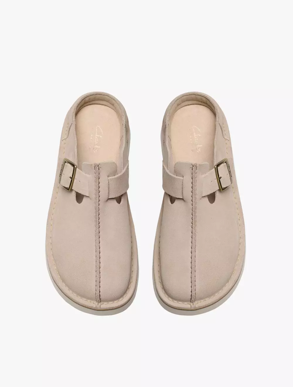 Clarks Solsbury Mule. Sand Suede