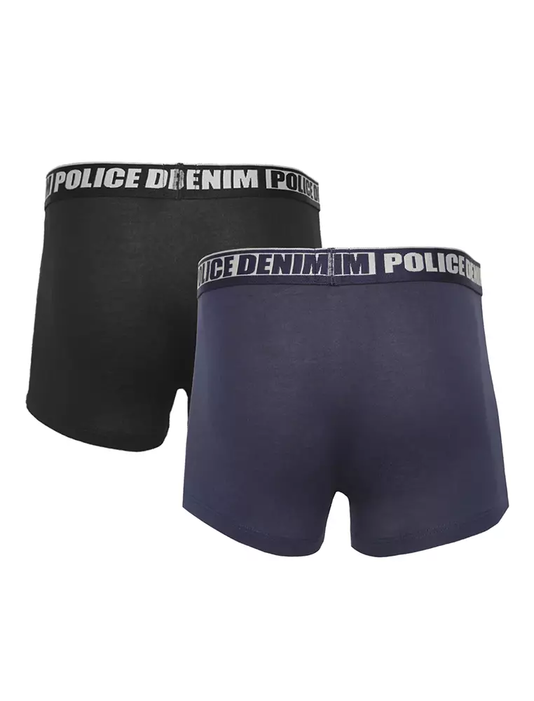 POLICE Celana Dalam Boxer Cotton Spandex Premium Pria